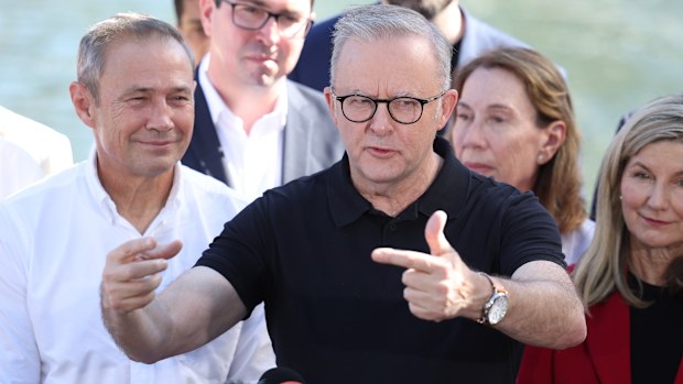 Prime Minister Anthony Albanese has taken a swing at several Liberal candidates.