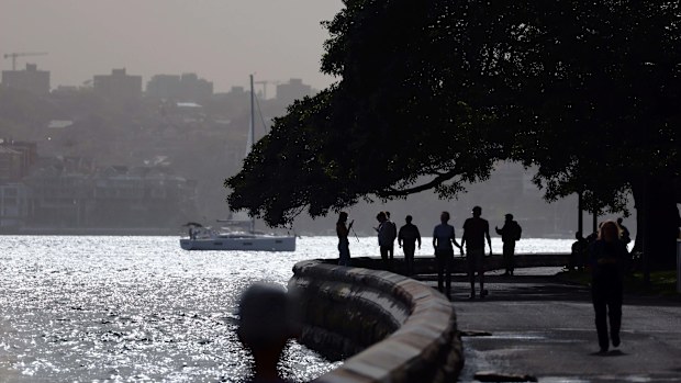 A dust storm blasting in from drought-stricken South Australia hit coastal NSW on Tuesday morning.