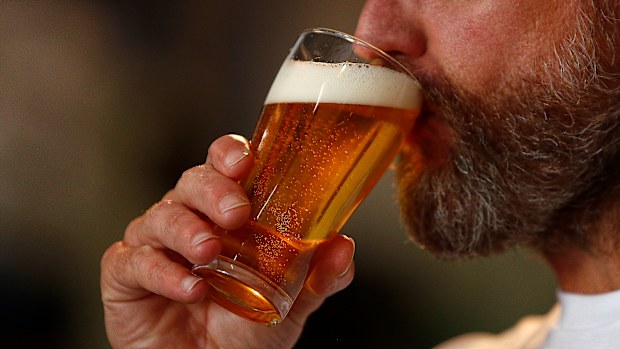 The amount of alcohol drunk by Australians in the last financial year fell to the lowest level since the 1960s.