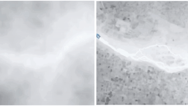 The machine learning program can accurately predict the flood zone. 