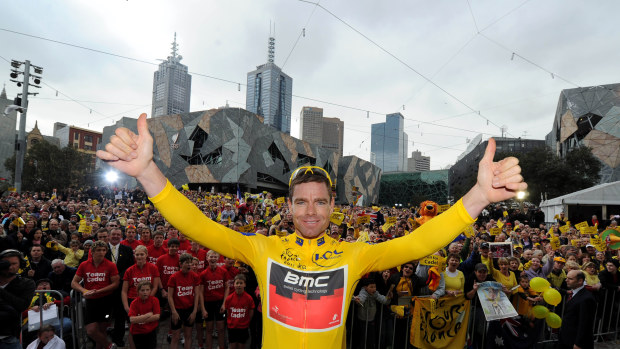 Australian cyclist Cadel Evans became the first Australian to win the Tour de France.