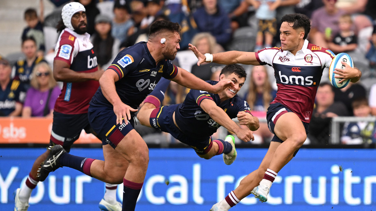 Super Rugby Pacific 2025 | Queensland Reds beat Highlanders, Les Kiss ...