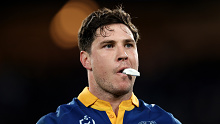 Mitchell Moses in action for the Eels. 