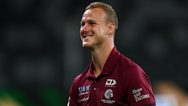 Manly Sea Eagles captain and halfback Daly Cherry-Evans.