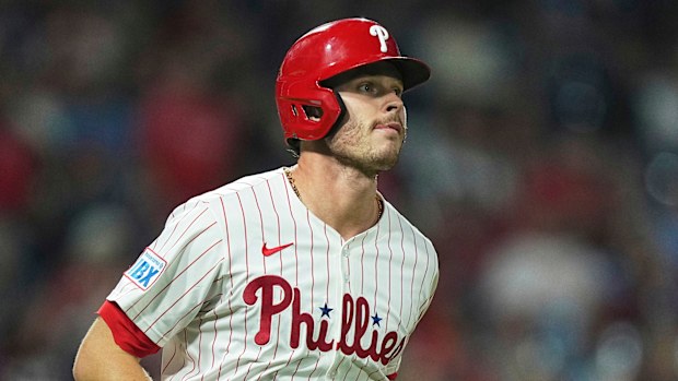 Max Kepler in action for the Philadelphia Phillies in September 2025. (AP Photo/Matt Rourke, File)