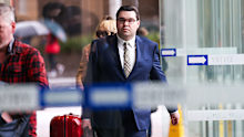 Bruce Lehrmann arriving at Federal court for his defamation case against Lisa Wilkinson. August 20, 2025. Photo Edwina Pickles SMH