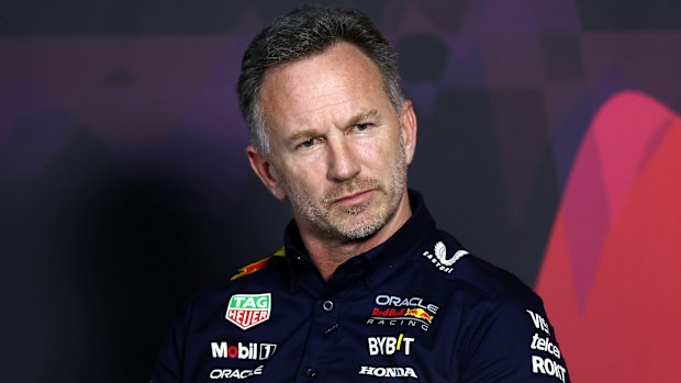 Red Bull Racing team principle Christian Horner.
