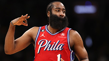 James Harden matched a playoff career high as the 76ers took Game 1 in Boston without Joel Embiid