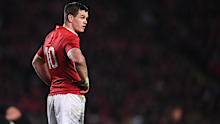 Jonathan Sexton of the Lions at Eden Park in Auckland.