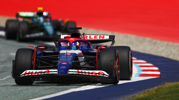 Daniel Ricciardo in action during the Austrian Grand Prix.