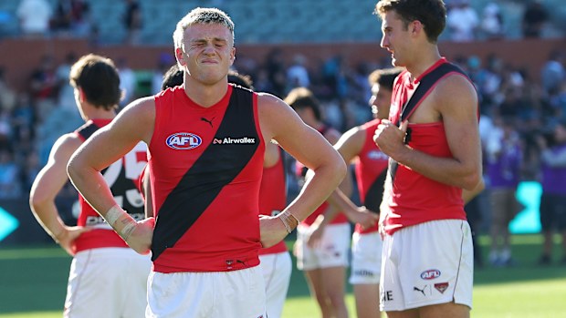 Nate Caddy of the Bombers.