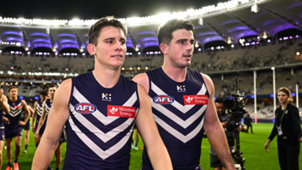Caleb Serong and Andrew Brayshaw.