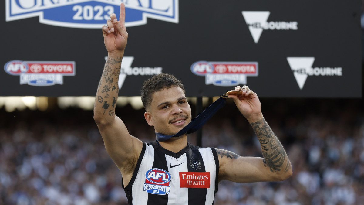 AFL grand final Norm Smith Medal winner 2023 Bobby Hill wins best on ground, cousin Bradley