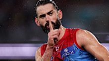 Brodie Grundy has been dropped ahead of Melbourne's key match against Brisbane.