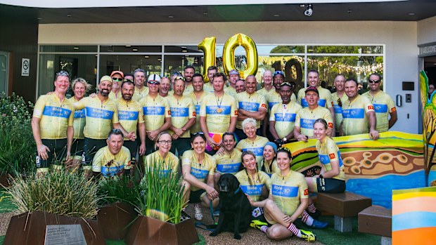 In the 10th year, riders were set their biggest challenge ever - a four day, 510km ride. 