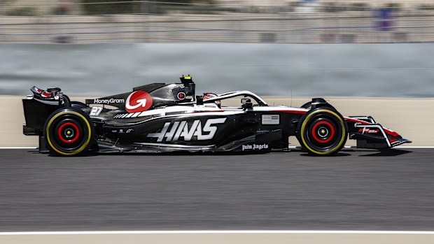27 Nico Hulkenberg of Germany, MoneyGram Haas F1 Team, VF-23 Ferrari, action during the Formula 1 pre-season tests of the 2023 FIA Formula One World Championship from February 23th to 25th, 2023 on the Bahrain International Circuit, in Sakhir, Bahrain. (Photo by Gongora/NurPhoto via Getty Images)