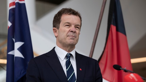 Attorney General Mark Speakman at the announcement of a new suicide monitoring system at a press conference in Lidcombe on 9 November, 2020.