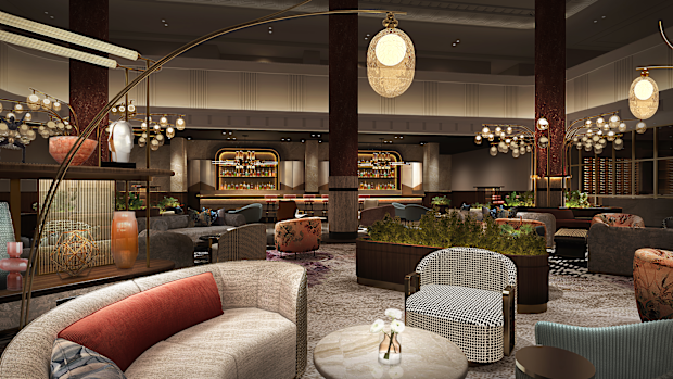 Kimpton Sydney: Renderings of Luke's Kitchen in the former Primus lobby