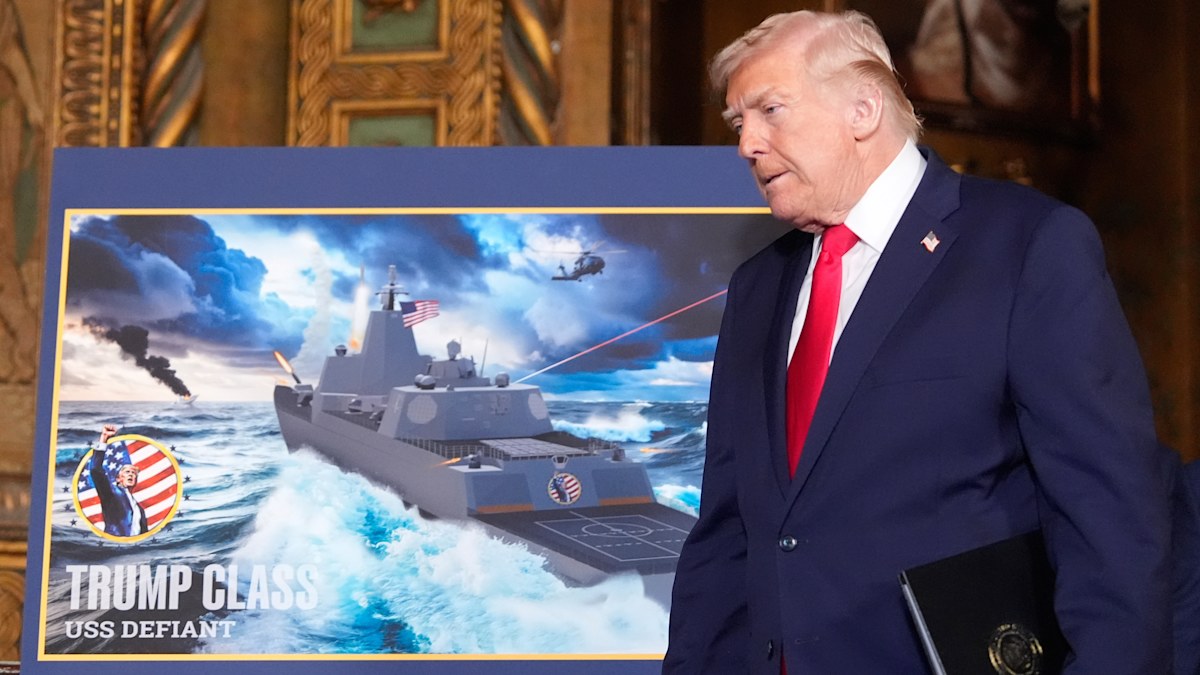 'Trump class' ships to 'inspire fear in America's enemies', US president says