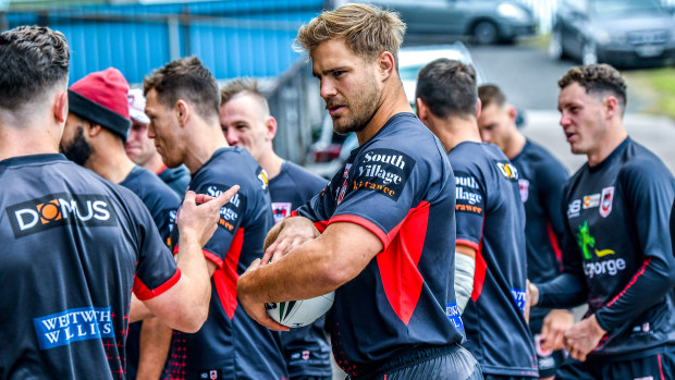 Jack de Belin has continued to train with the Dragons.
