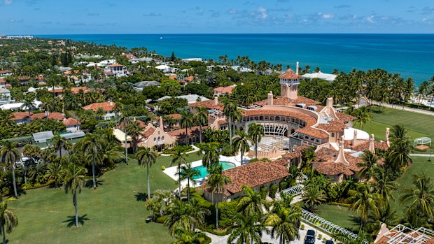 This photo shows an aerial view of former President Donald Trump's Mar-a-Lago club in Palm Beach, Fla., Wednesday, Aug. 31, 2022. The Justice Department says classified documents were "likely concealed and removed" from former President Donald Trump's Florida estate as part of an effort to obstruct the federal investigation into the discovery of the government records. (AP Photo/Steve Helber)