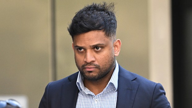 Navishta Desilva arrives at the County Court on 20th October 2023.