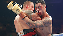 Jai Opetaia on his way to the IBF cruiserweight title against Mairis Briedis.