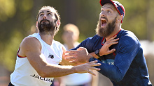 Brodie Grundy and Max Gawn.