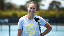 Sam Stosur after she was announced as a wildcard recipient for January's Australian Open.