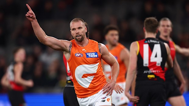 Jake Stringer of the Giants.