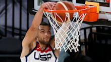Zach LaVine #5 of the United States.