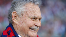 AFL icon Ron Barassi pictured during the 2022 season