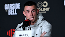 Harry Garside at the press conference.
