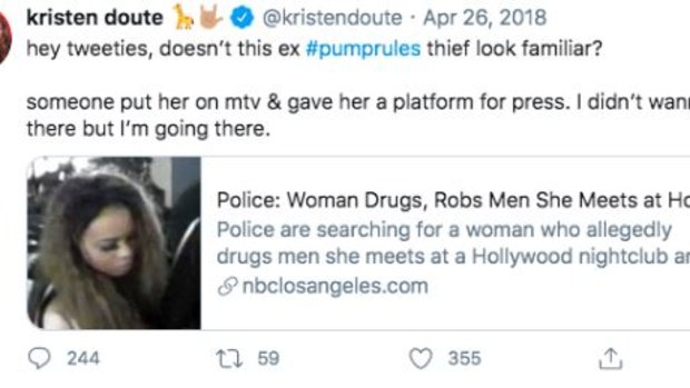 Vanderpump Rules, Kristen Doute, tweet