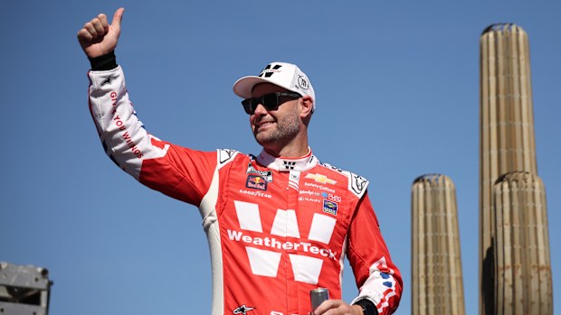 Shane van Gisbergen, driver of the #88 WeatherTech Chevrolet for Trackhouse Racing.  