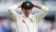 Australia's Todd Murphy looks on during day one of the third Ashes test match at Headingley, Leeds. Picture date: Thursday July 6, 2023. (Photo by Mike Egerton/PA Images via Getty Images)