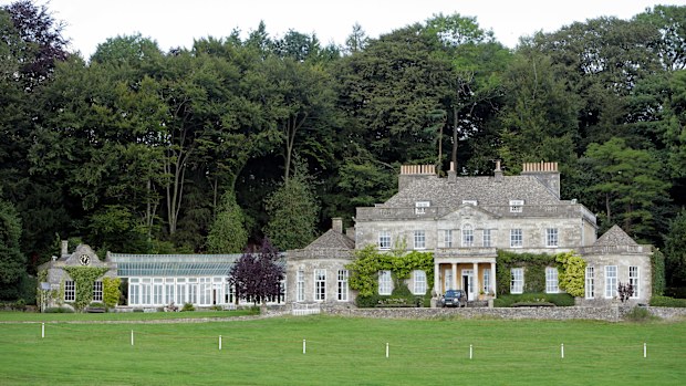 Princess Anne's country estate at Gatcombe Park.