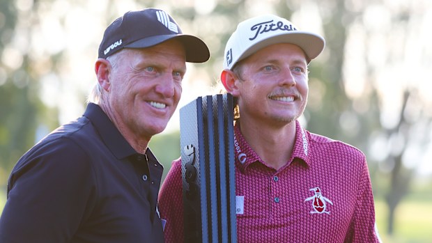 Greg Norman and Cameron Smith.