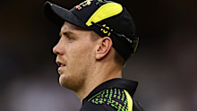 PERTH, AUSTRALIA - OCTOBER 09: Cameron Green of Australia looks on while fielding during game one of the T20 International series between Australia and England at Optus Stadium on October 09, 2022 in Perth, Australia. (Photo by Paul Kane - CA/Cricket Australia via Getty Images)