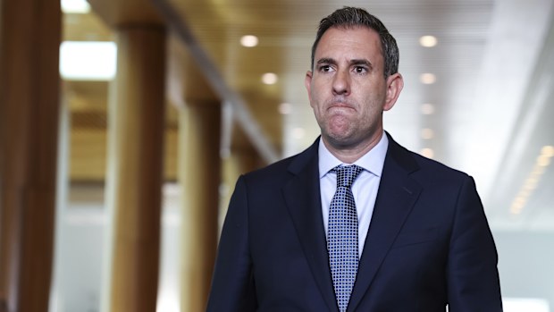 Treasurer Dr Jim Chalmers addresses the media at a press conference at Parliament House in Canberra on Wednesday 26 November 2025.