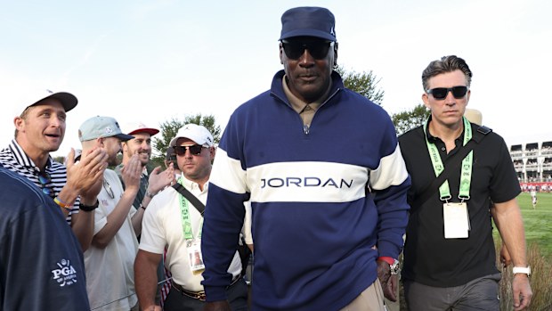 Michael Jordan at the 2025 Ryder Cup.
