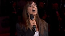 Canadian anthem singer Chantal Kreviazuk.