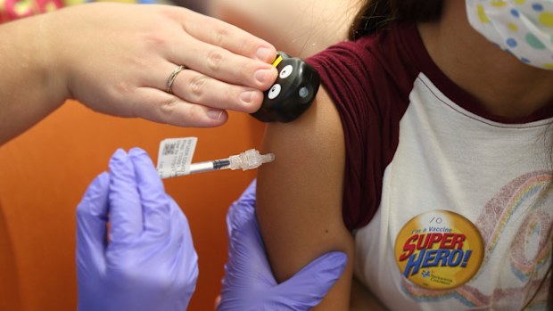 The omicron-fuelled surge that is sending COVID-19 cases rocketing in the US and  is putting a record number of children in the hospital. 