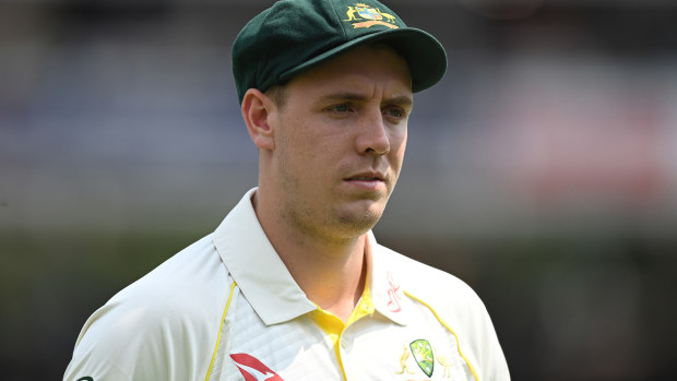 Cameron Green of Australia appeal during Day Two of the LV= Insurance Ashes 2nd Test match between England and Australia at Lord's Cricket Ground on June 29, 2023 in London, England. (Photo by Gareth Copley/Getty Images)