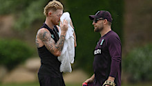 Ben Stokes and Brendon McCullum.