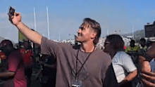 Connor Watson takes a selfie.