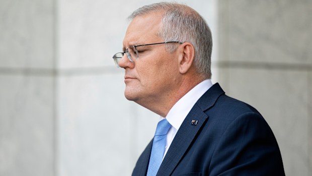 Prime Minister Scott Morrison security car crashes, but he was not present in the accident. 