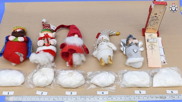 Authorities replaced the ketamine with an inert substance, and sent the package out for delivery to catch the perpetrators out.
