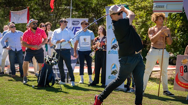 Celebrity Apprentice Australia 2022 charity golf event Karl Sefanovic