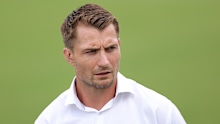 SYDNEY, AUSTRALIA - FEBRUARY 07: Kieran Foran commentates for Fox Sports ahead of the NRL pre-season match between Canterbury Bulldogs and North Queensland Cowboys at Netstrata Jubilee Stadium, on February 07, 2026, in Sydney, Australia. (Photo by Jason McCawley/Getty Images)